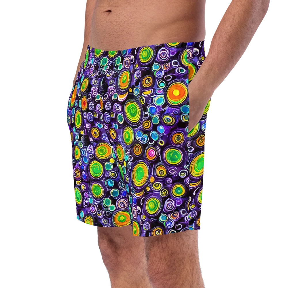 Galaxy Ripple on Swim Trunks — Left Front