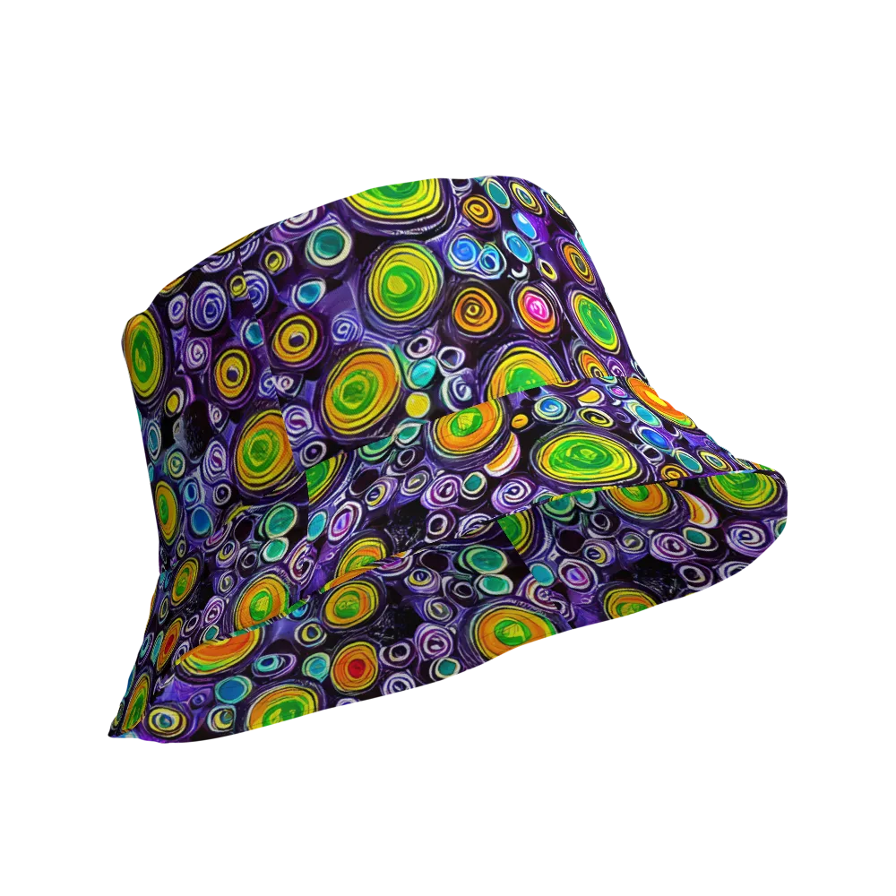 Galaxy Ripple on Reversible Bucket Hat — Product details Outside