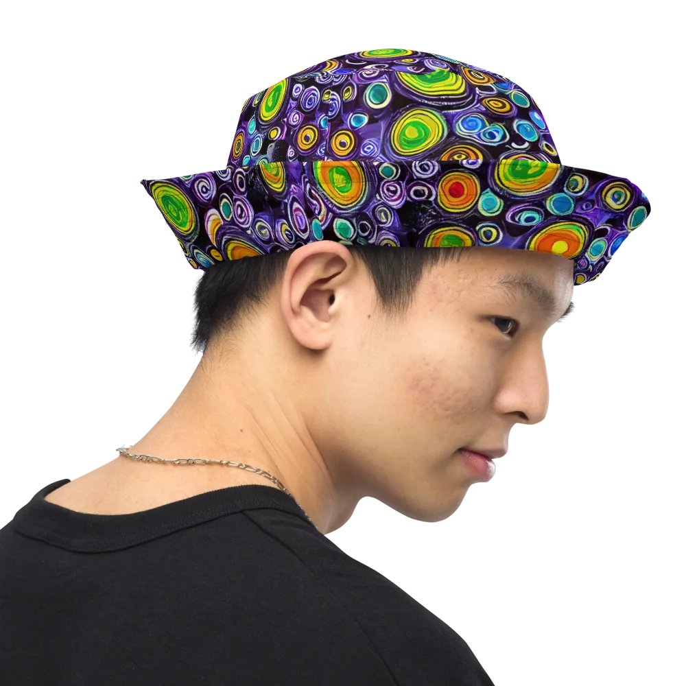 Galaxy Ripple on Reversible Bucket Hat — Right Outside