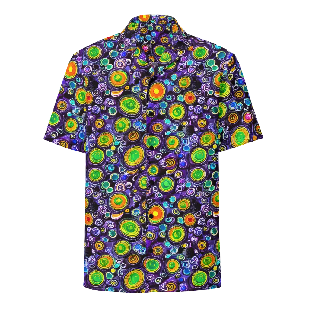 Galaxy Ripple on Button Shirt — Front