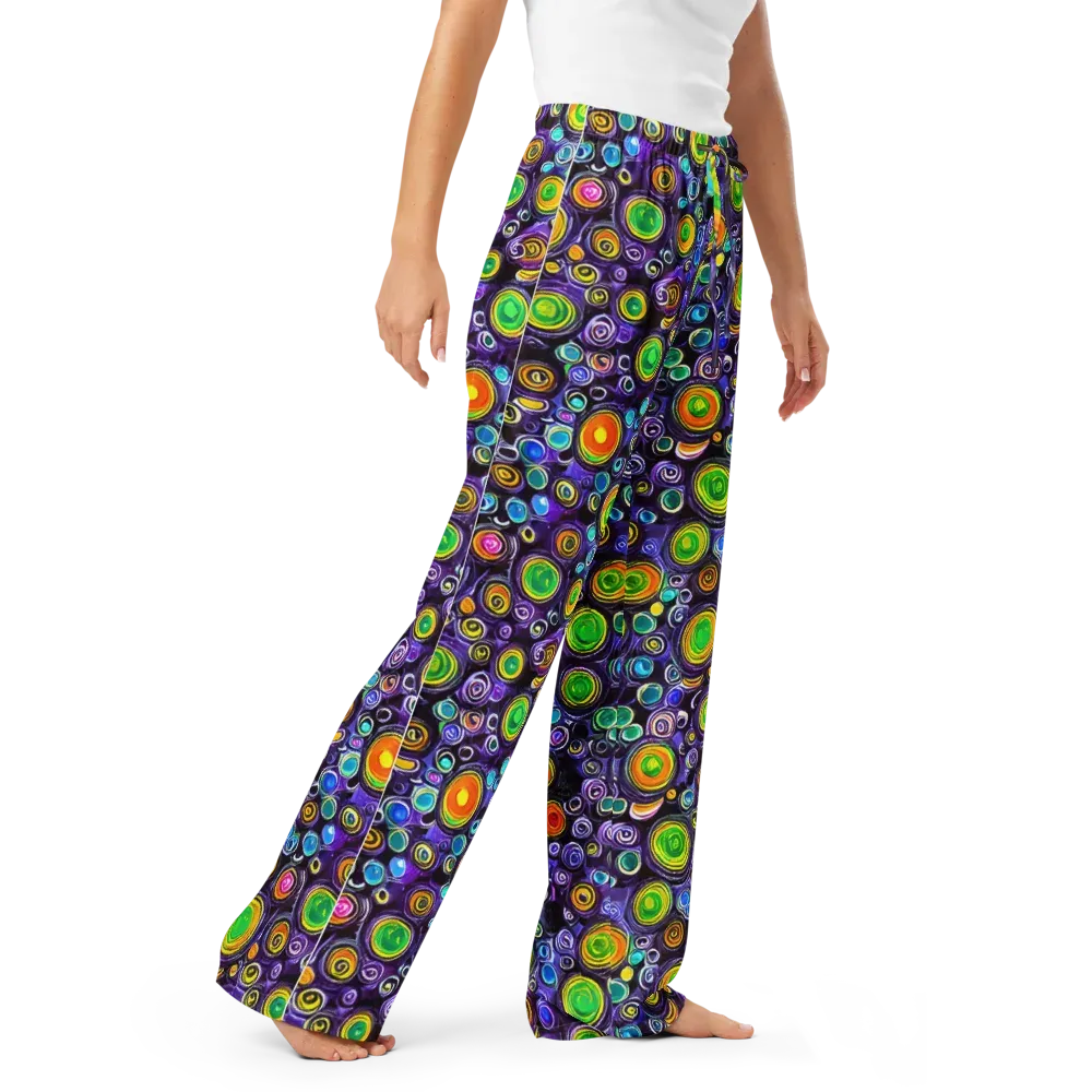 Galaxy Ripple on Women's Pajama Pants — Right Front