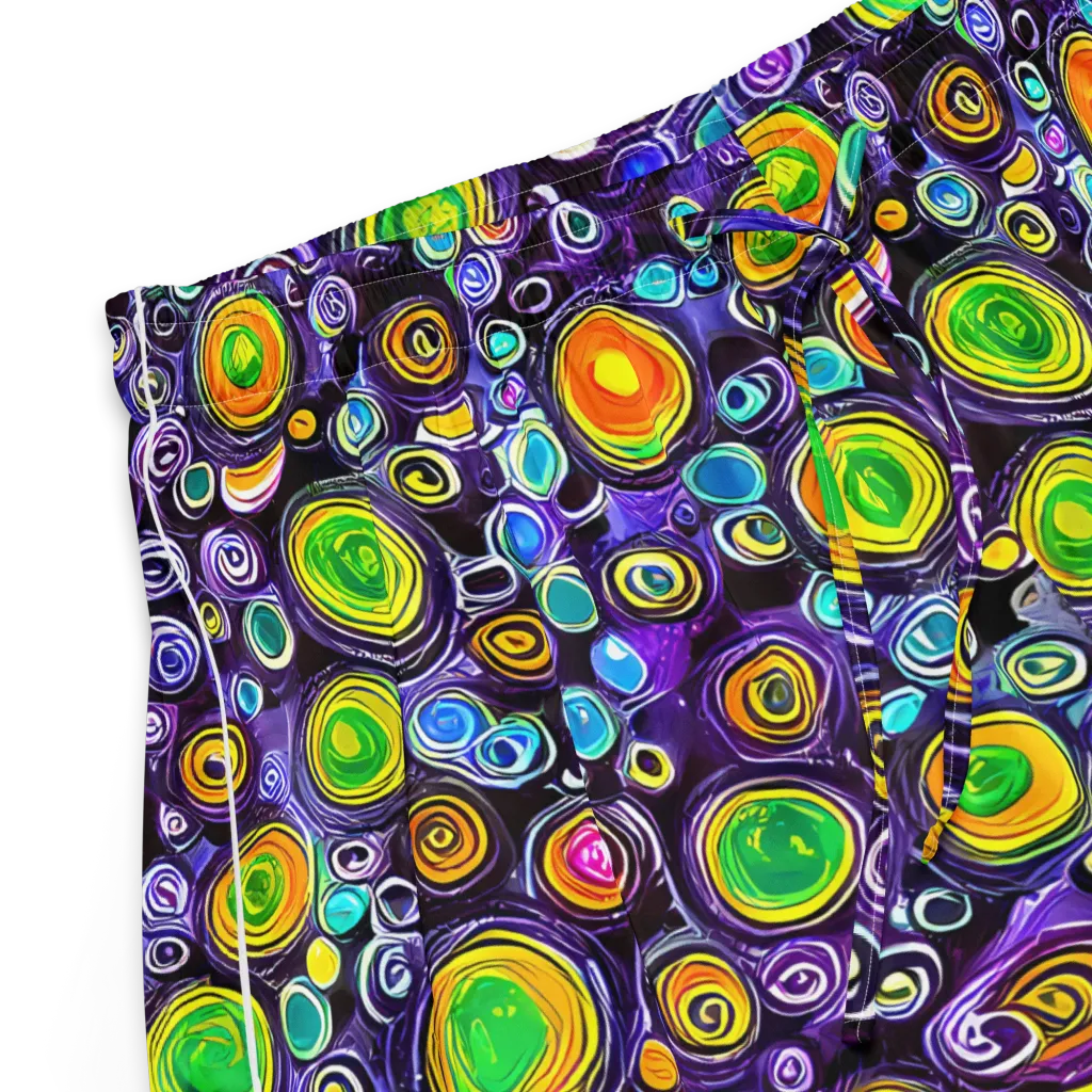 Galaxy Ripple on Women's Pajama Shorts — Product details