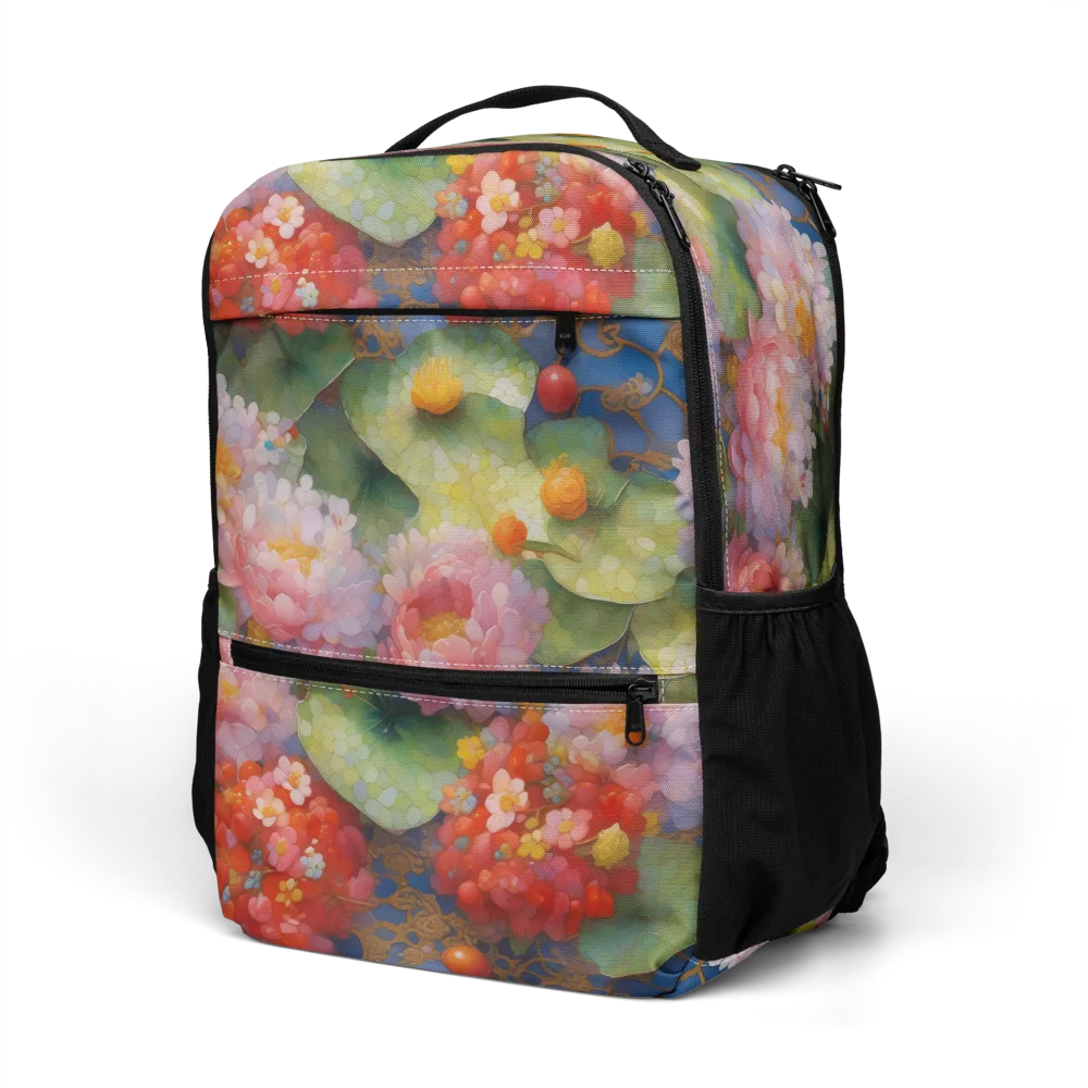 Lotus Royale on Utility Backpack — Left Front