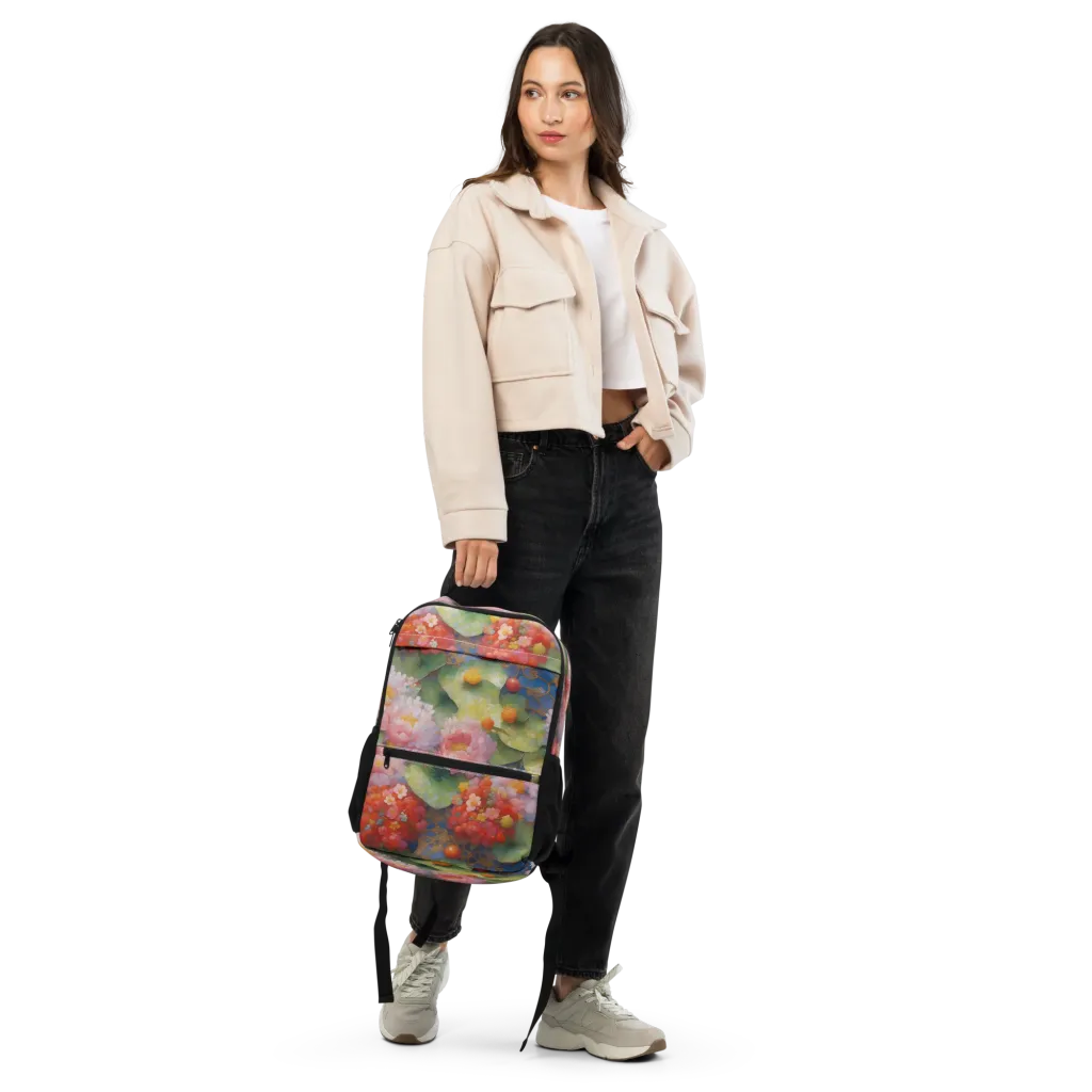 Lotus Royale on Utility Backpack — Front