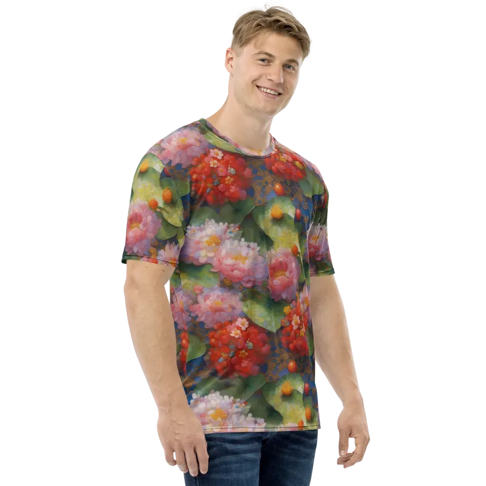 Lotus Royale on Men's Crew Neck T-Shirt — Right