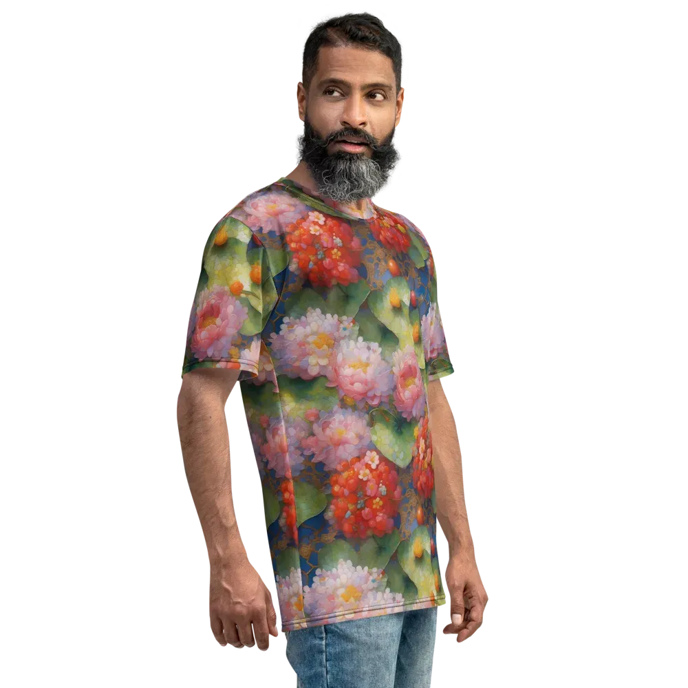 Lotus Royale on Men's Crew Neck T-Shirt — Right