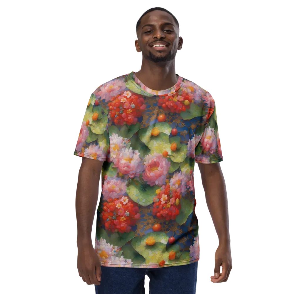 Lotus Royale on Men's Crew Neck T-Shirt — Front
