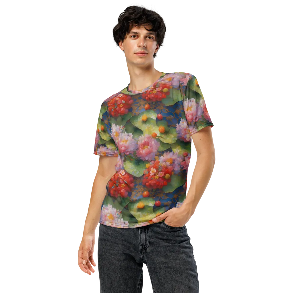Lotus Royale on Men's Crew Neck T-Shirt — Front