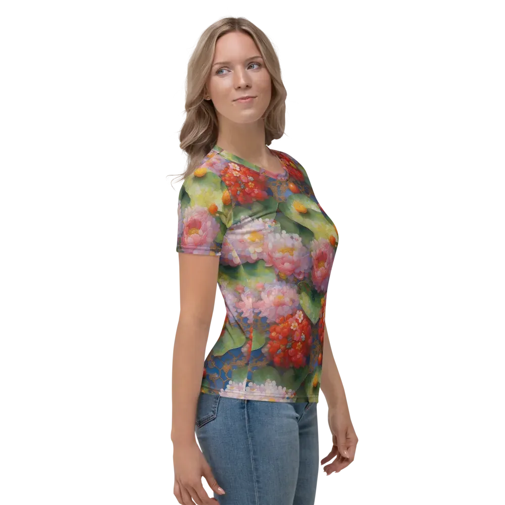 Lotus Royale on Women's Crew Neck T-Shirt — Right