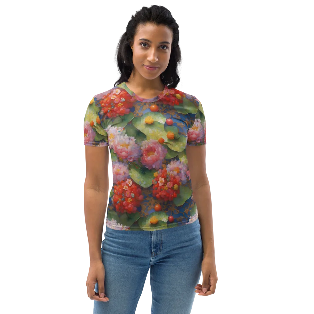 Lotus Royale on Women's Crew Neck T-Shirt — Front