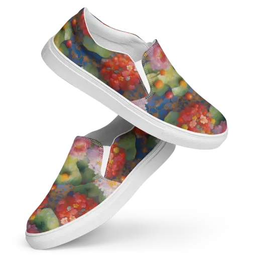 Lotus Royale on a Women's Slip-On Canvas Shoes
