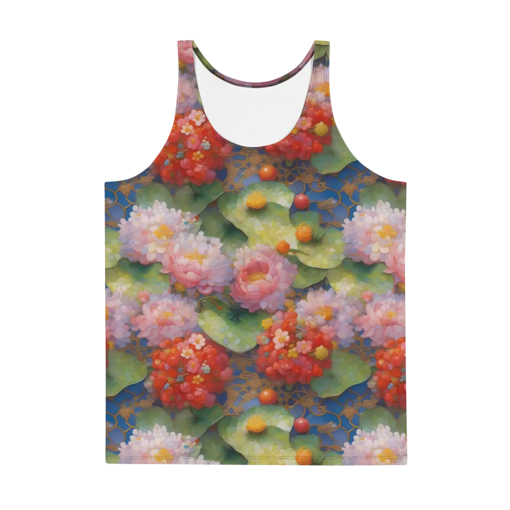 Lotus Royale on Men's Tank Top — Front