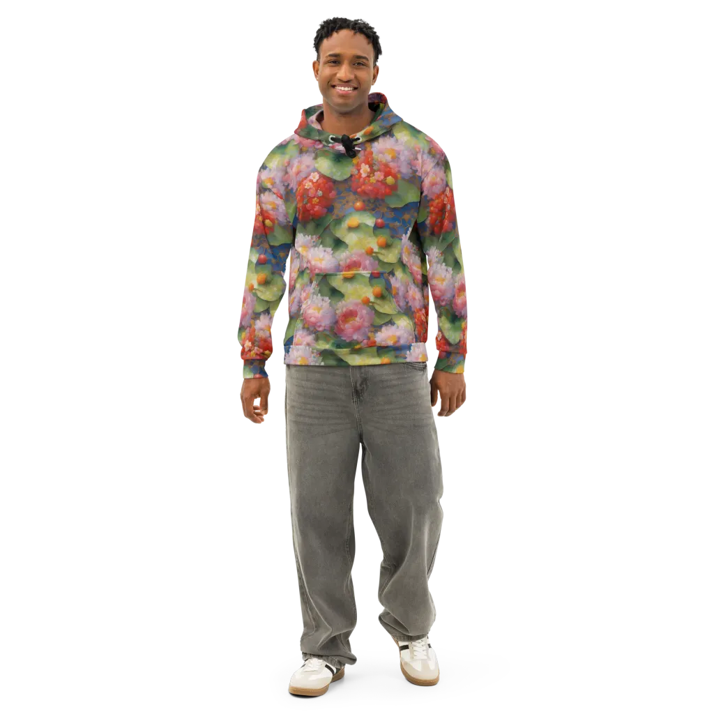 Lotus Royale on Cotton Hoodie — Front