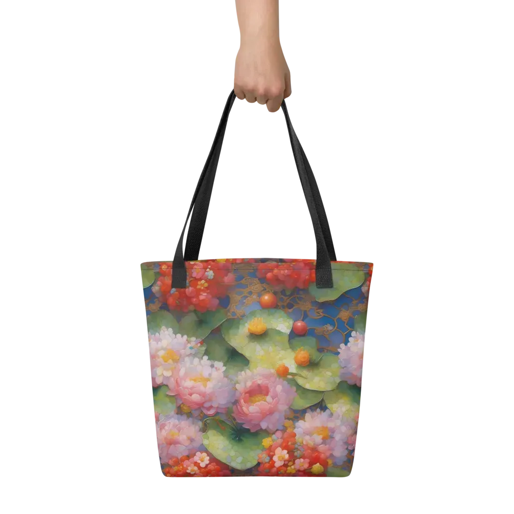 Lotus Royale on Tote Bag — Front