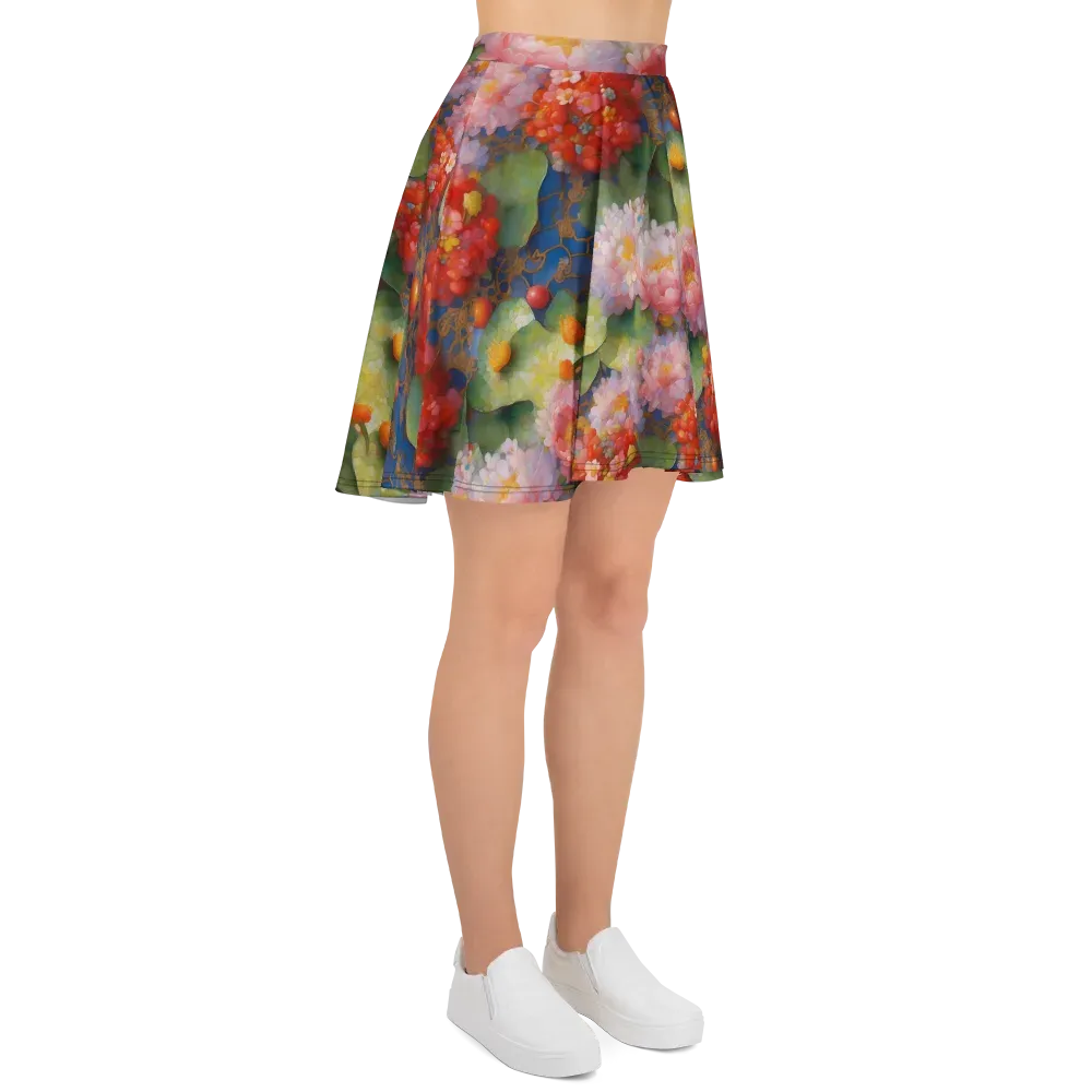 Lotus Royale on Skater Skirt — Right