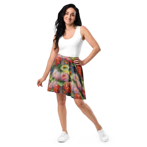 Lotus Royale on a Skater Skirt