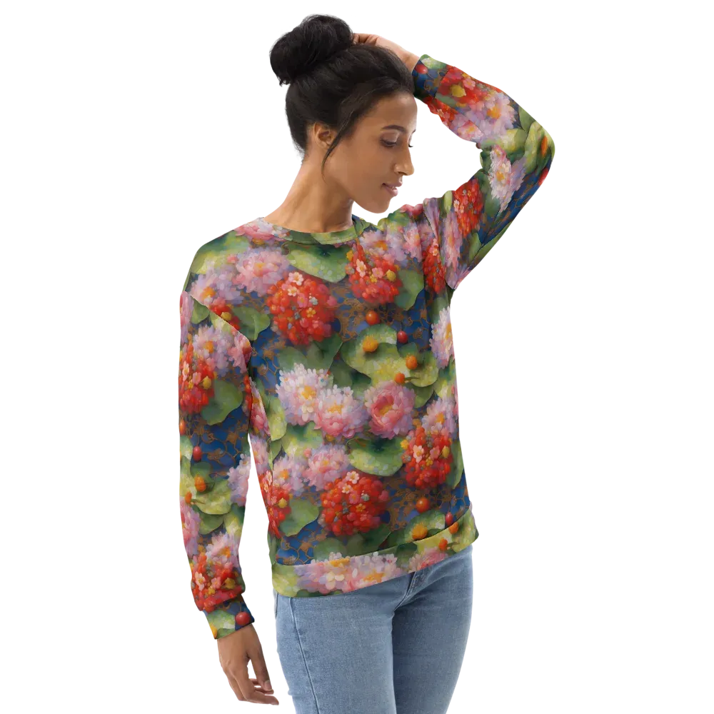 Lotus Royale on Sweatshirt — Right Front