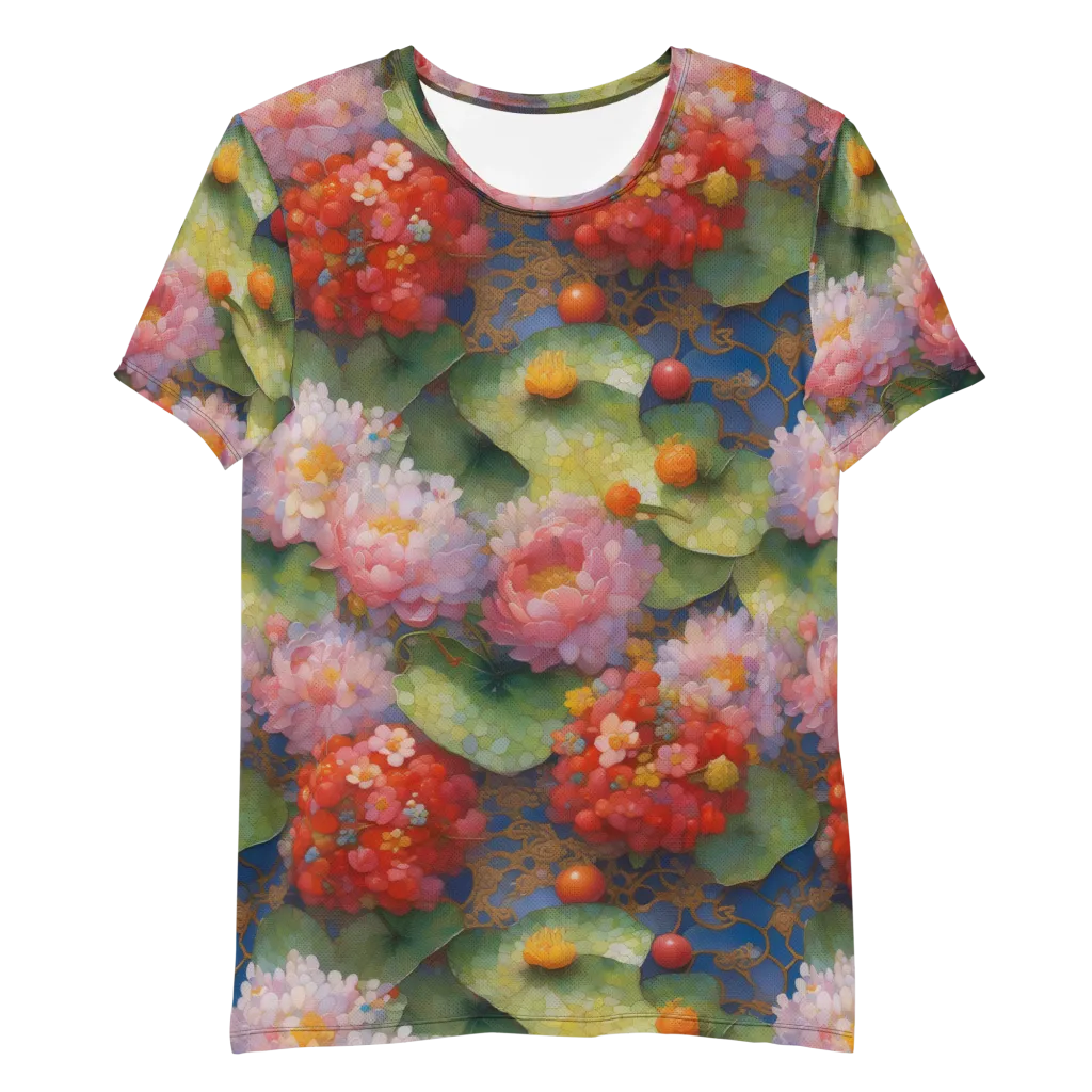 Lotus Royale on Men's Athletic T-Shirt — Front