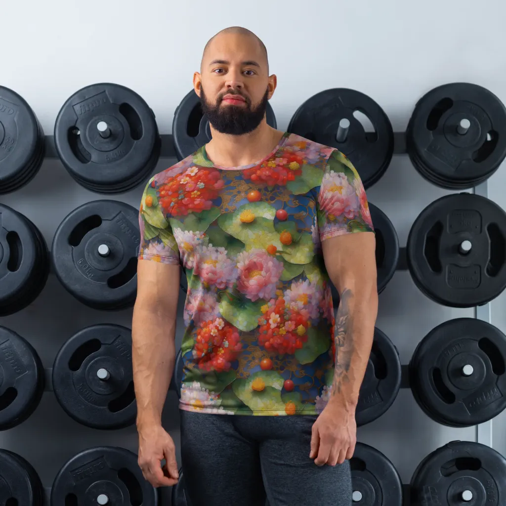 Lotus Royale on Men's Athletic T-Shirt — Front