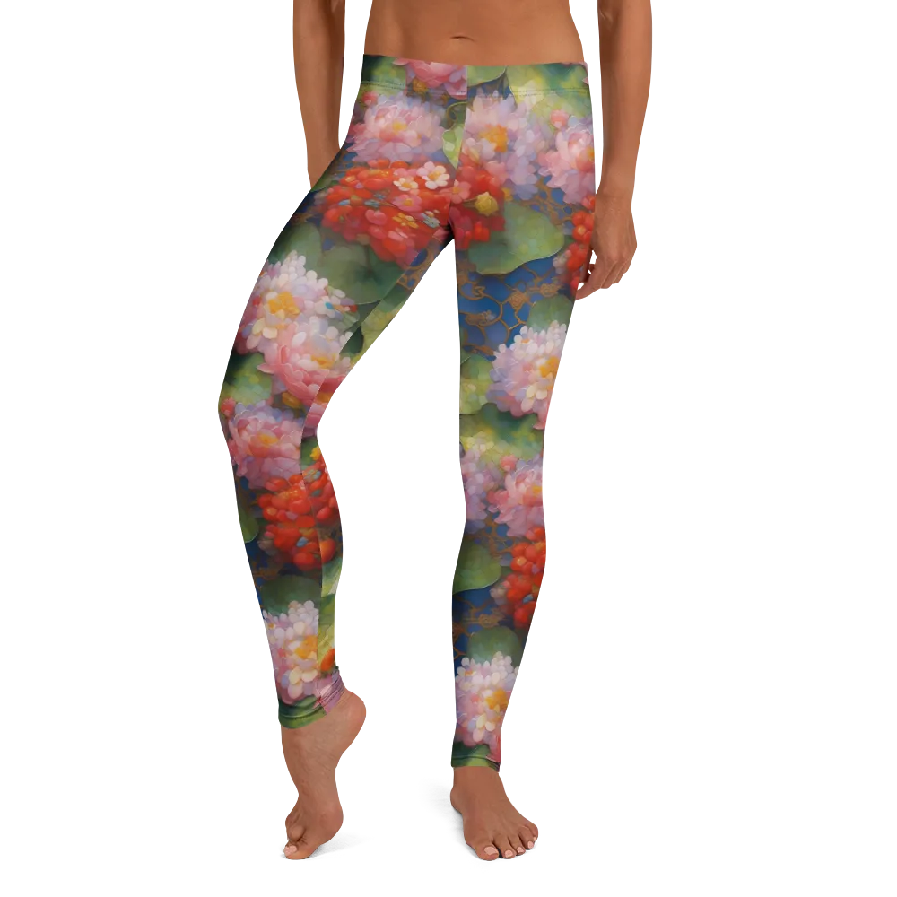 Lotus Royale on Leggings — Front
