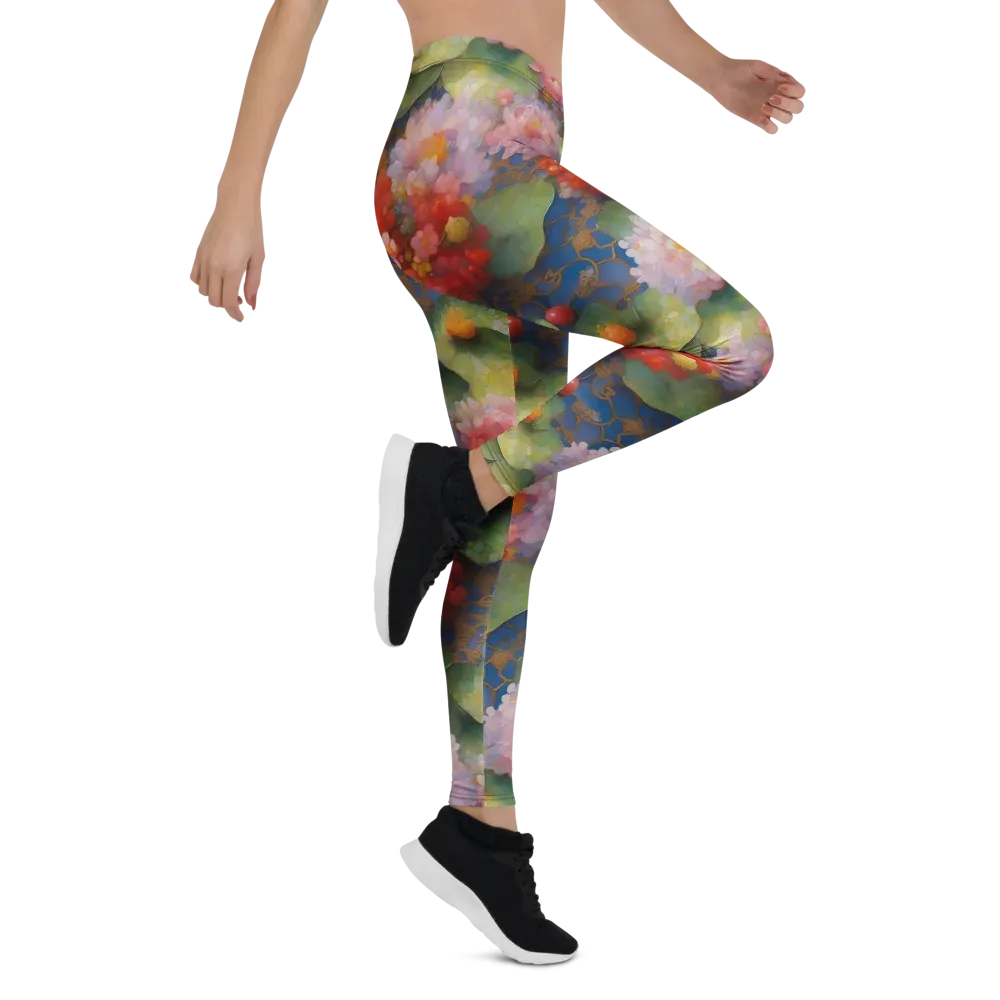 Lotus Royale on Leggings — Right