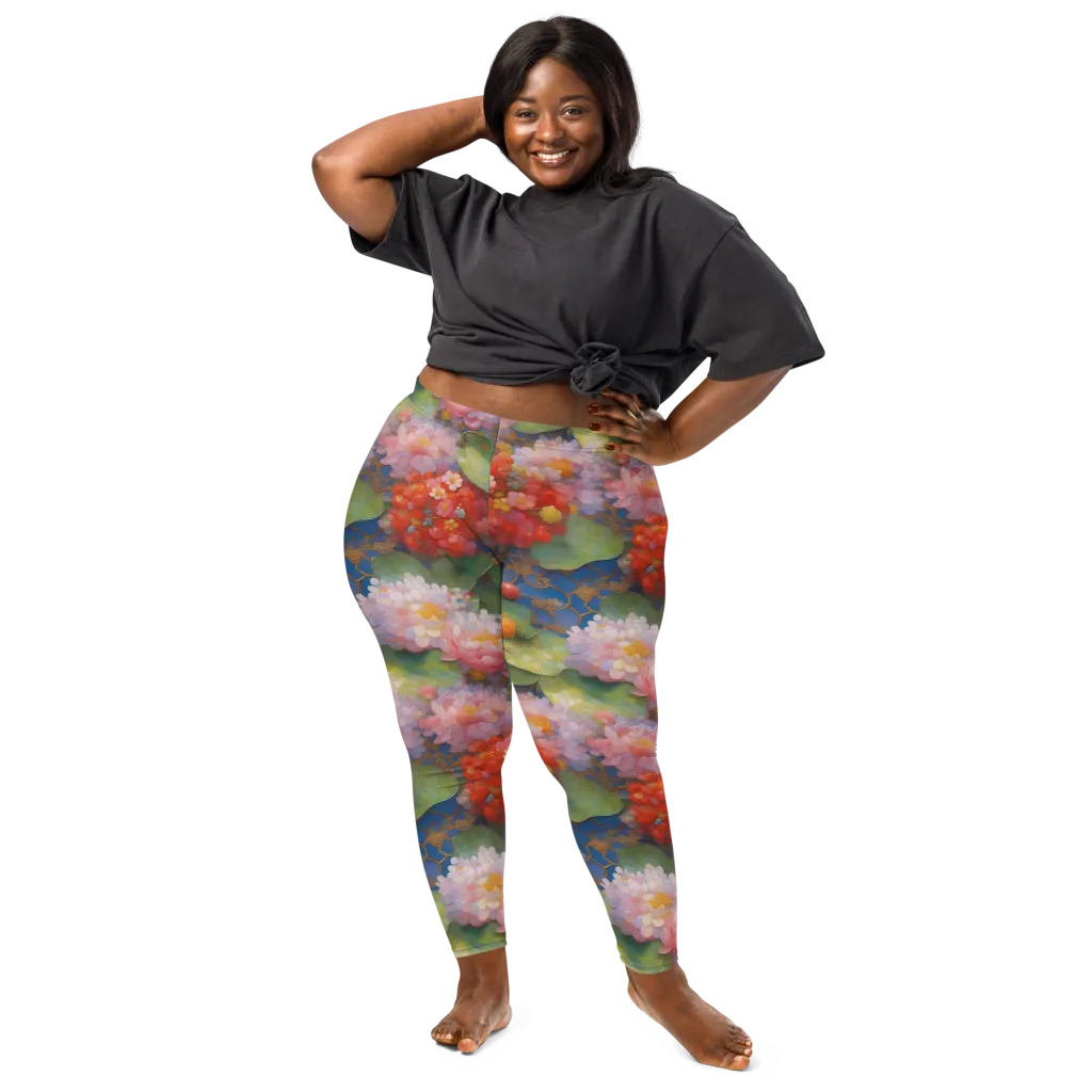 Lotus Royale on Leggings — Front
