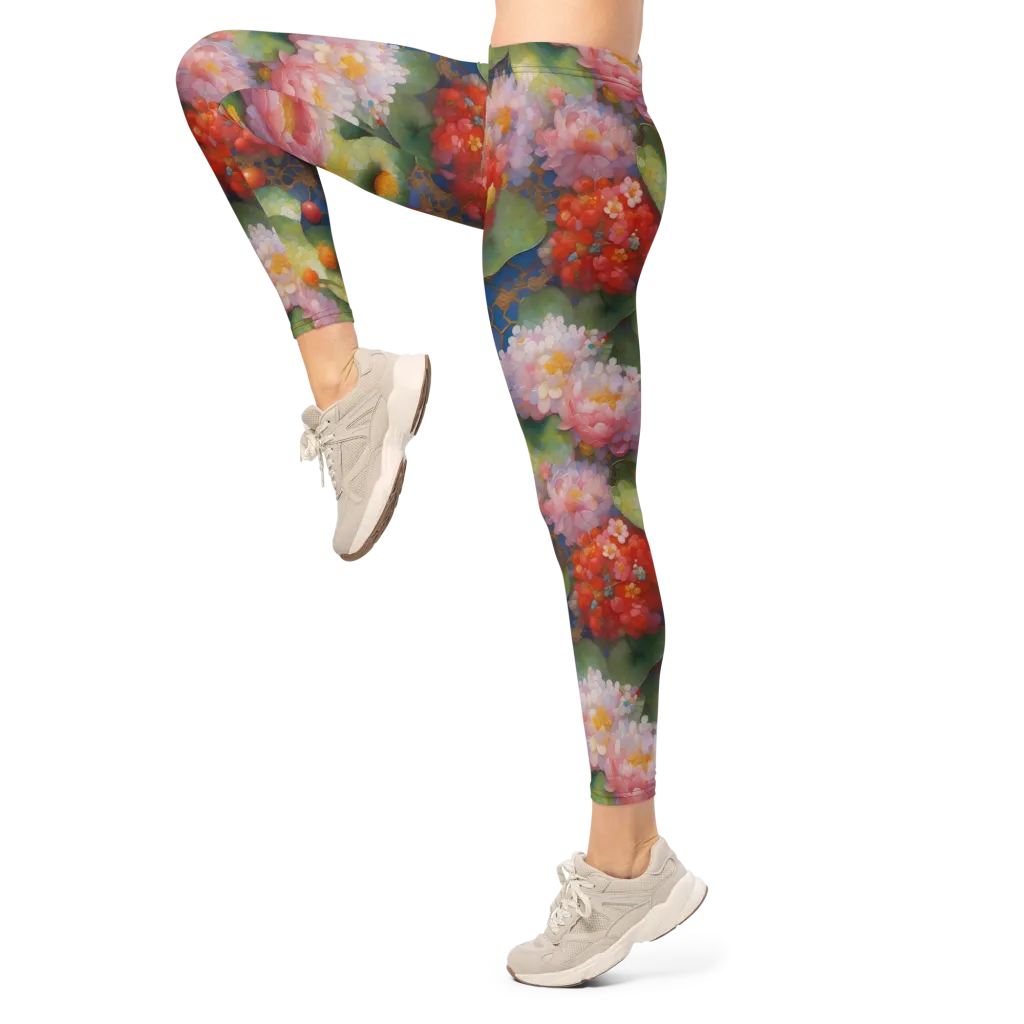 Lotus Royale on Leggings — Left