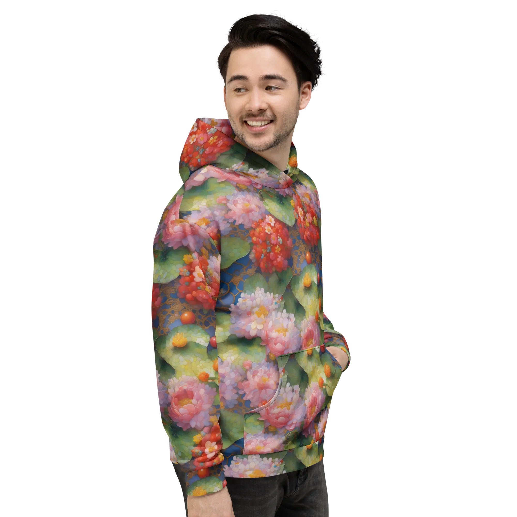 Lotus Royale on Hoodie — Right