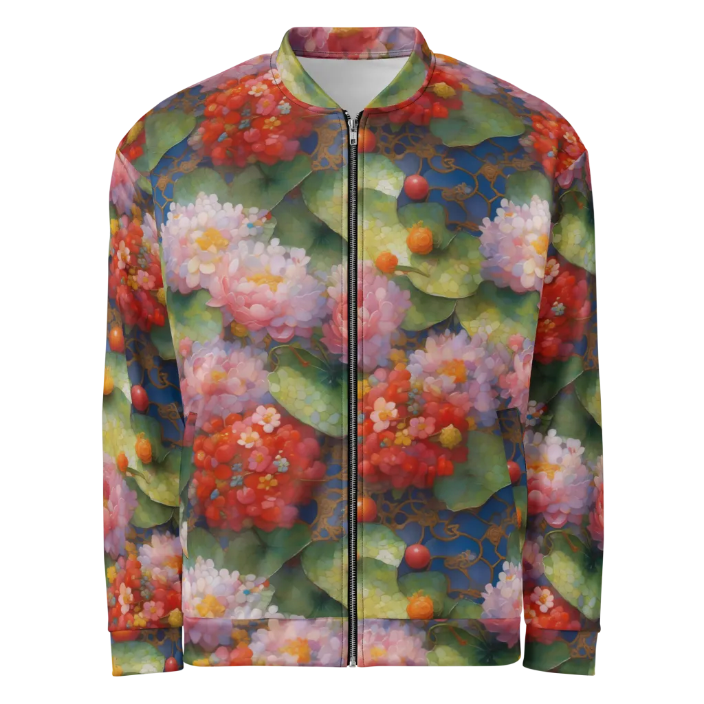 Lotus Royale on Bomber Jacket — Front