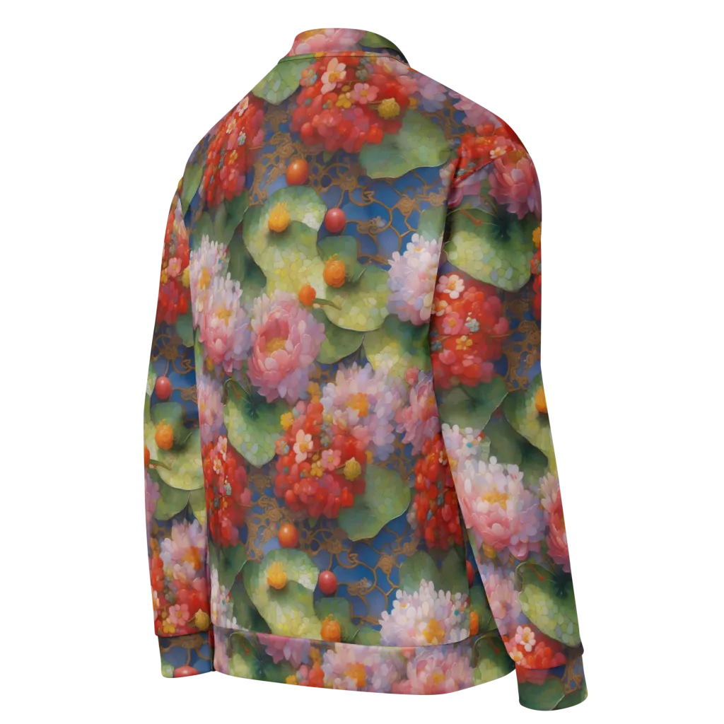 Lotus Royale on Bomber Jacket — Right Back