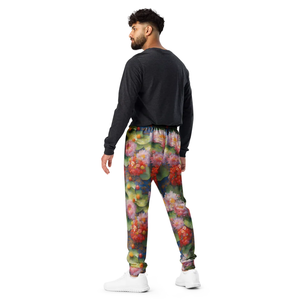 Lotus Royale on Men's Joggers — Back