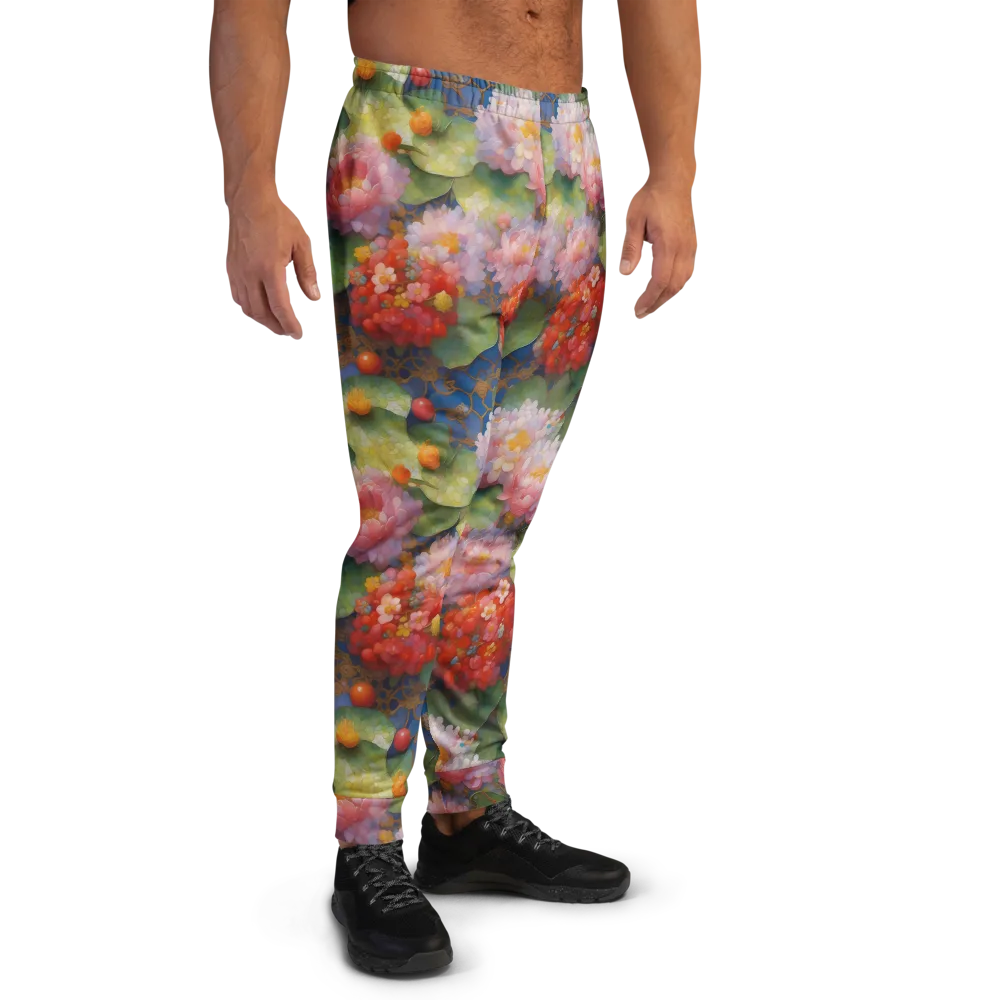 Lotus Royale on Men's Joggers — Right