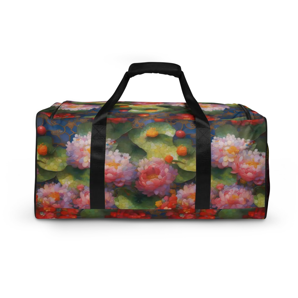 Lotus Royale on Duffle Bag — Back