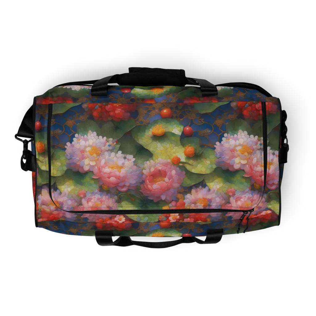 Lotus Royale on Duffle Bag — Top