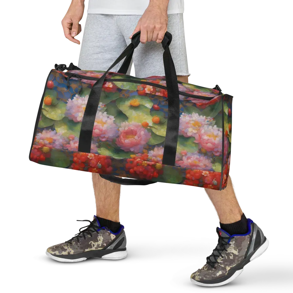 Lotus Royale on Duffle Bag — Front