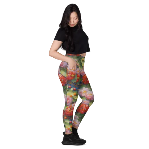 Lotus Royale on a Leggings with Pockets