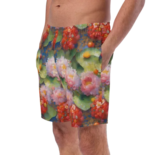 Lotus Royale on a Swim Trunks