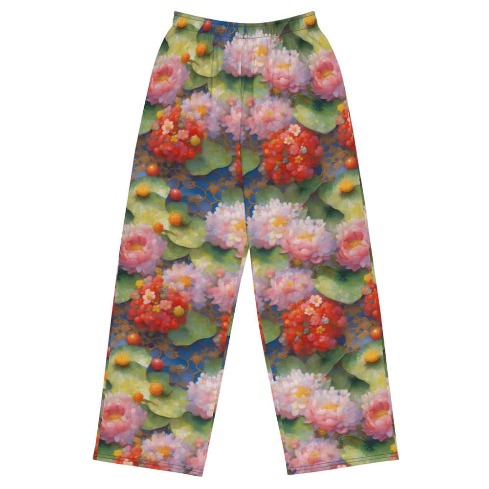 Lotus Royale on Wide-Leg Pants — Front