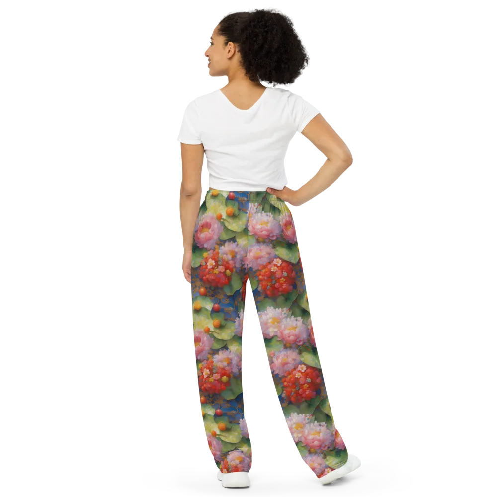Lotus Royale on Wide-Leg Pants — Back