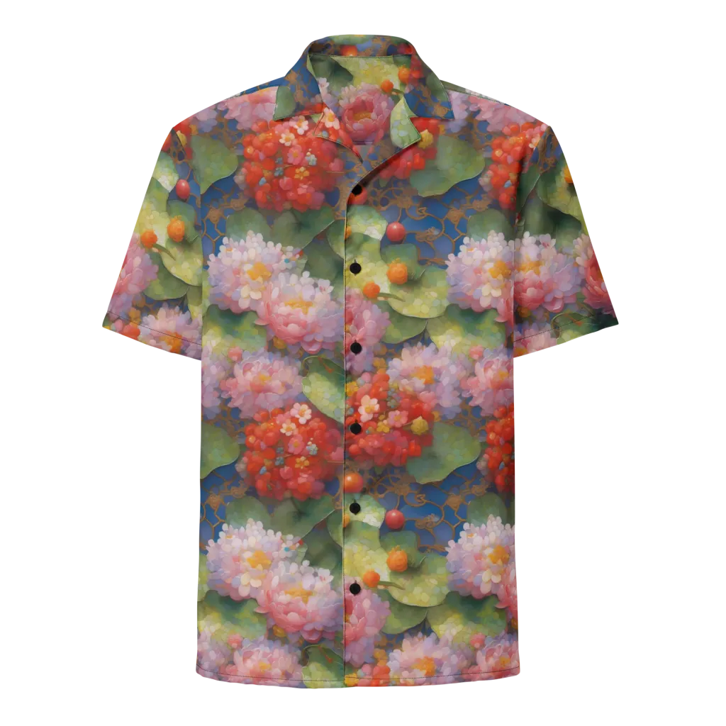 Lotus Royale on Button Shirt — Front