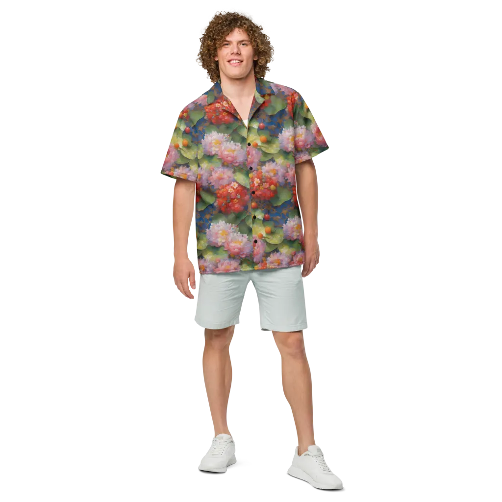 Lotus Royale on Button Shirt — Front