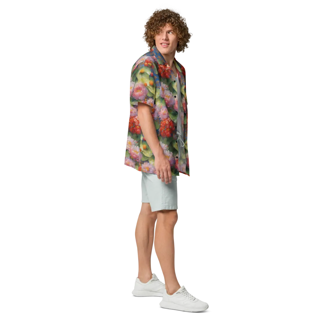 Lotus Royale on Button Shirt — Right