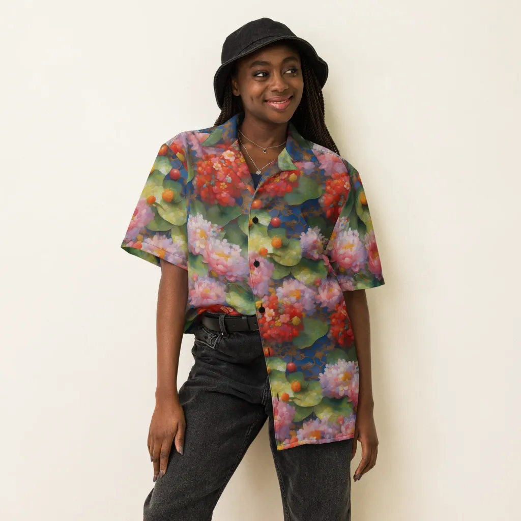 Lotus Royale on Button Shirt — Front
