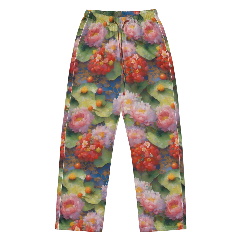 Lotus Royale on Women's Pajama Pants — Front
