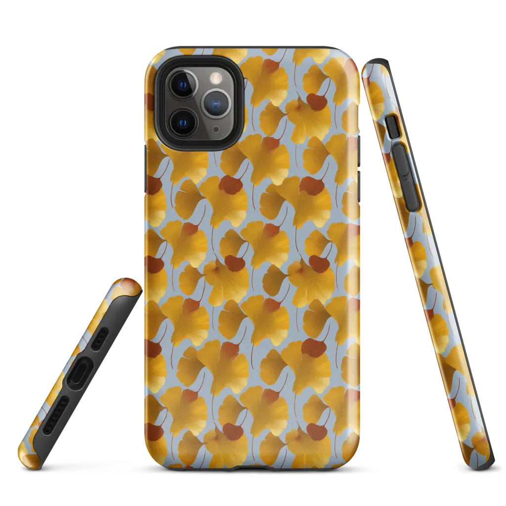 Golden Fan on Tough Case for iPhone® — Front