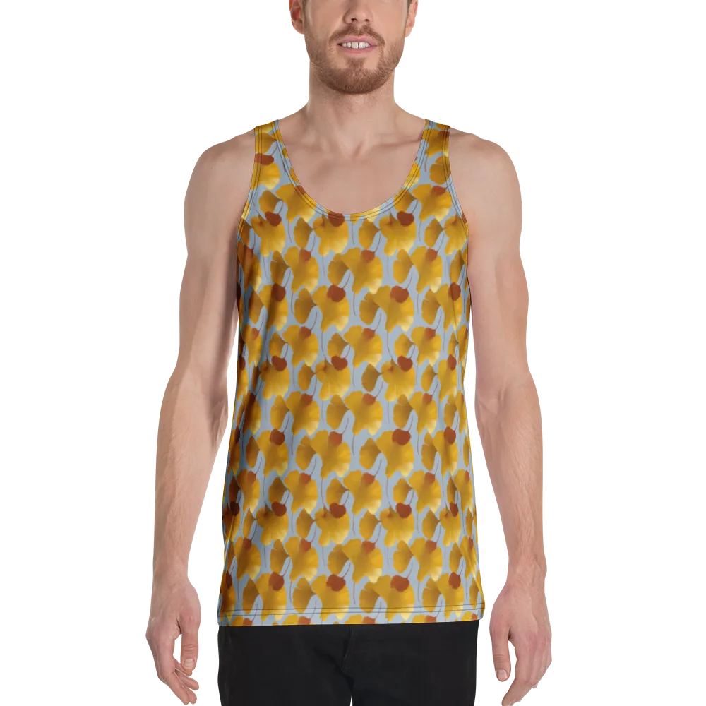 Golden Fan on Men's Tank Top — Front