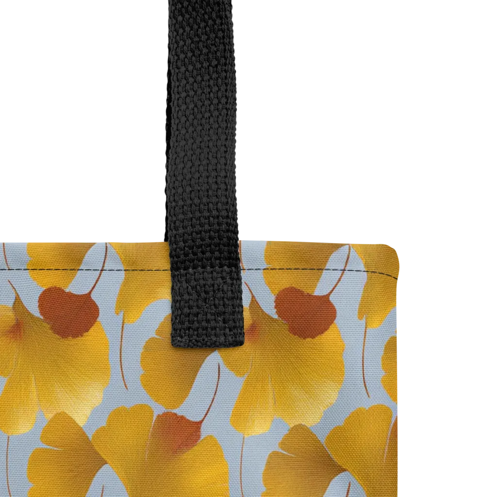 Golden Fan on Tote Bag — Product details