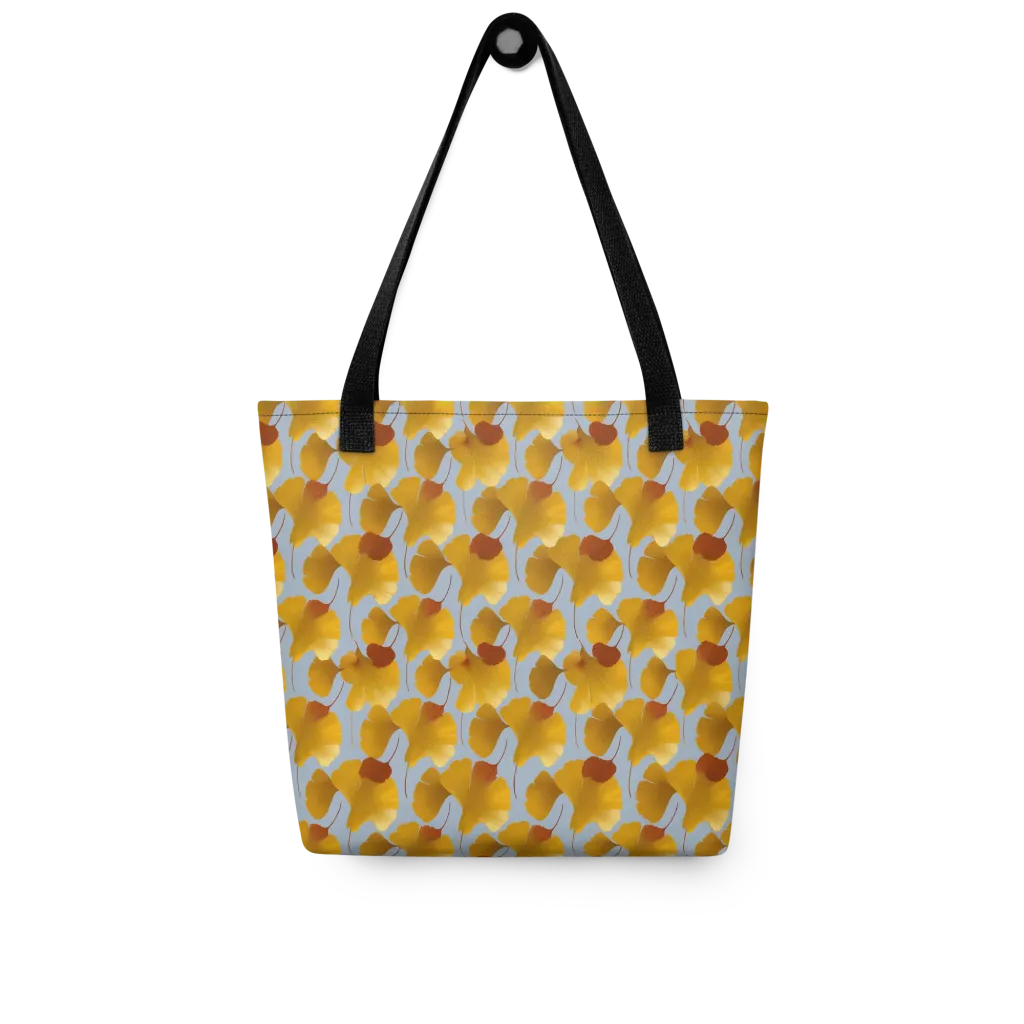 Golden Fan on Tote Bag — Front