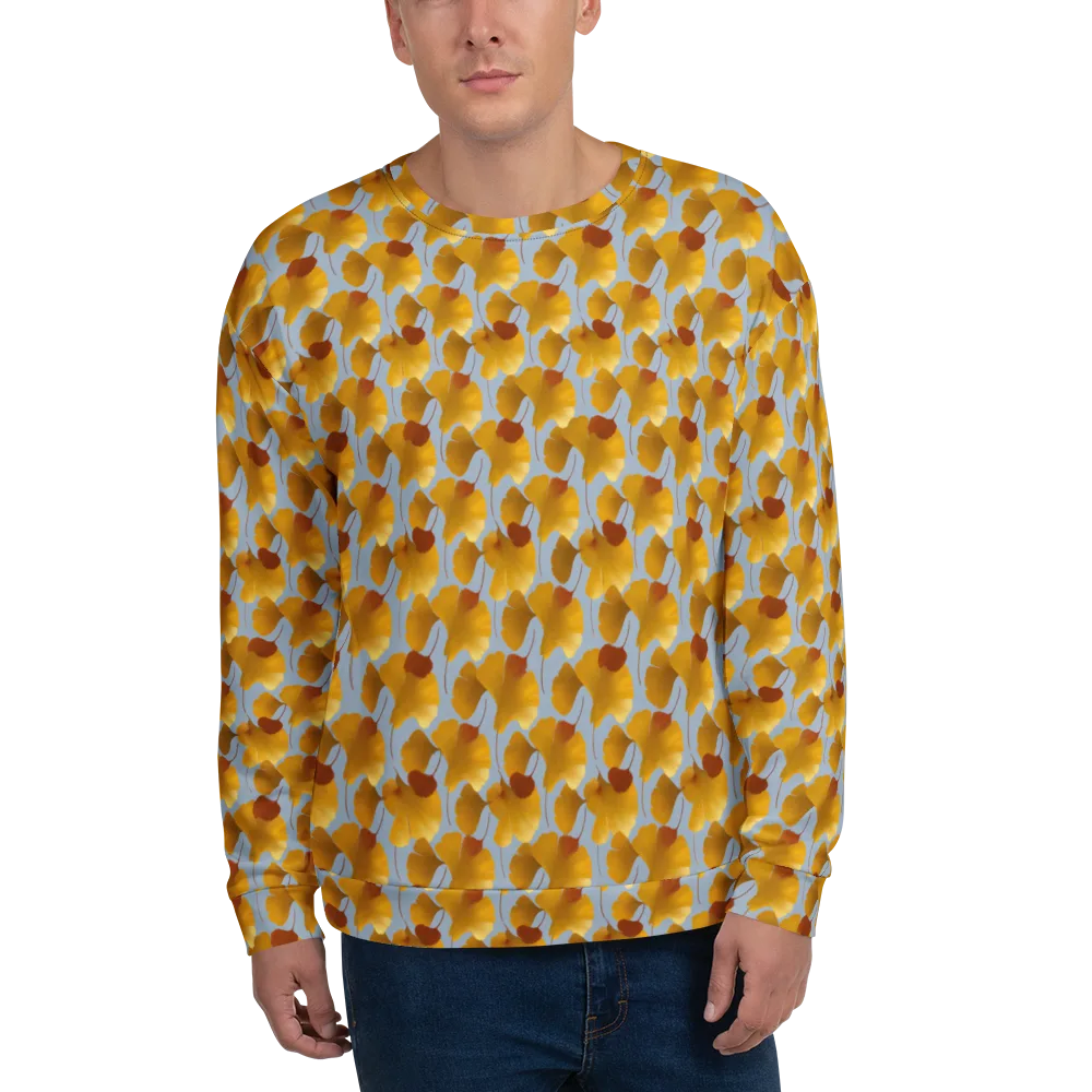 Golden Fan on Sweatshirt — Front