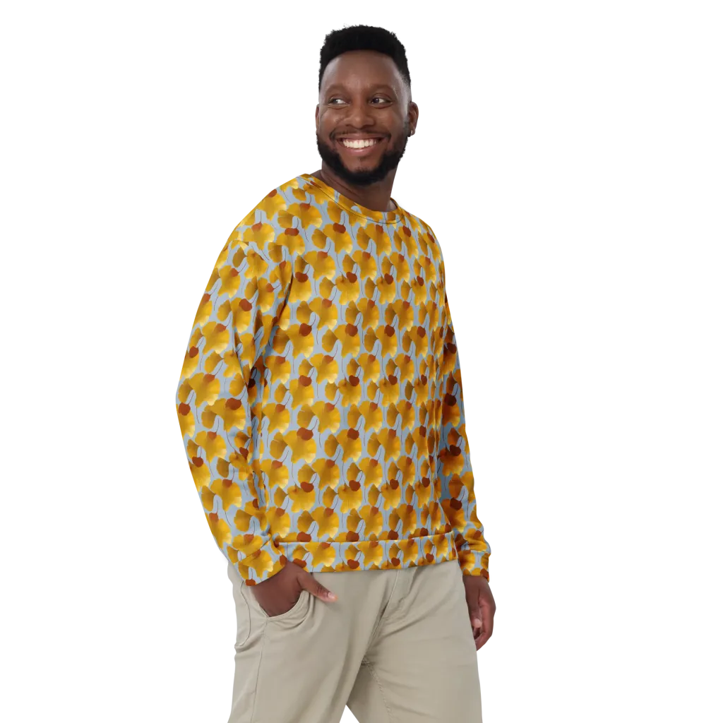 Golden Fan on Sweatshirt — Front